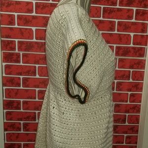 Crocheted boho style dress